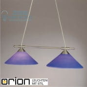 Подвесной светильник Orion Artdesign HL 6-1405/2 satin/446 blau