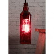Batli Red Bottle Pendant Light подвесной светильник FOS Lighting Bottle-Emboz-R-HL1