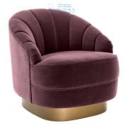 111862 Chair Hadley cameron purple Eichholtz