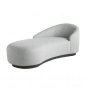 8146 Turner Chaise Iceberg Linen Grey Ash Arteriors диван