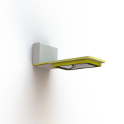 настенное бра с плоским корпусом и жёлтым световым модулем