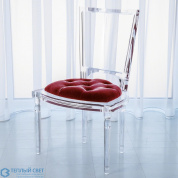 Marilyn Acrylic Side Chair-Red Pepper Global Views кресло