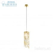 Kolarz PRISMA 1344.31M.3.P1.KpTGn подвесной светильник золото 24 карата ø12cm макс. высота 85cm 1 лампа g9