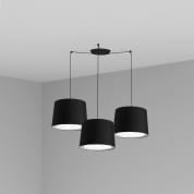 64314-56-3L Faro CONGA Black pendant lamp 3L потолочный светильник матовый черный