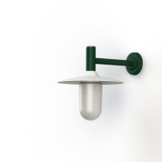 настенный светильник с металлическим плафоном зелёного цвета