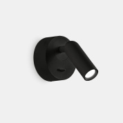 260617 Ideal Lux BEAN AP ROUND NERO настенный светильник (бра) черный