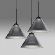 Look at Me 35 Cluster Artemide Look подвесной светильник с тремя конусными плафонами в одном кластере