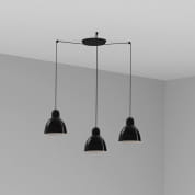 64255-112-3L Faro VENICE 3L Black pendant lamp  черный