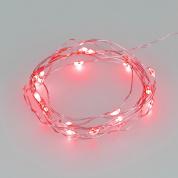 декоративная светодиодная гирлянда на тонкой проволоке