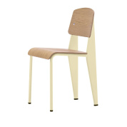 4055737057236 Standard Vitra Стул обеденный светлый с деревянным сиденьем