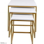 85875 Приставной столик Key West Gold (3 шт./компл.) Kare Design