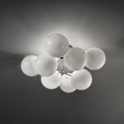 Metal Lux Atom PL 4L потолочный светильник со сферическим плафоном кристалл 255.360.01