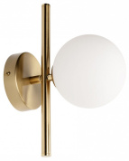 настенный бра с шарообразным плафоном