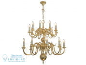 Amsterdam Латунная люстра Patinas Lighting 32503