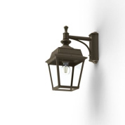 настенное бра с фонарным плафоном песочного оттенка