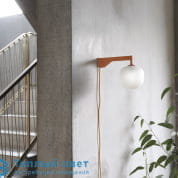 RIME : Applique Verre/Aluminium H16.2cm настенный светильник Muuto 22429