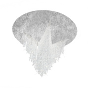 Kolarz Fonte di luce 5315.10153.940 потолочный светильник сусальное серебро ø55cm высота 43cm 1 лампа cветодиодная лампа с регулировкой яркости