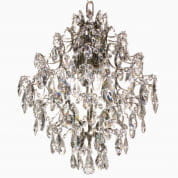 Crystal Chandelier in Nickel Plated Brass with Crystals люстра Gustavian 503601502