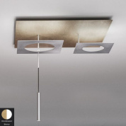 PETRA-P3OEBI Icone Petra PLAFONIERA 42+13W 3000K ORO ETRUSCO -BIANCO Потолочный светильник