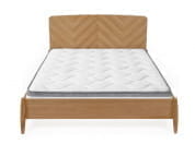 Farsta herringbone Двуспальная кровать из шпона Woodman