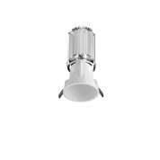 встраиваемый даунлайт с цилиндрическим корпусом и матовым рассеивателем