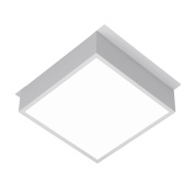 встраиваемый квадратный потолочный светильник для ячеечных потолков большого формата