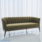 Channel Back Sofa-Muslin Global Views диван