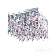 Kolarz Prisma 1314.116.5.P1.KpTV потолочный светильник хром длина 55cm ширина 55cm высота 40cm 16 ламп g9