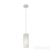 Kolarz Fantasia sand A1307.31.1.W подвесной светильник матовый белый ø12cm высота 30cm макс. высота 280cm 1 лампа e27