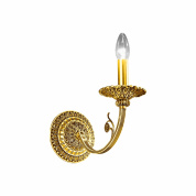 настенный светильник бра с декоративной чашей золотого цвета