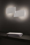 Puzzle Rectangle Double Wall/Ceiling Lamp Matt White встраиваемый светильник Studio Italia Design 146005