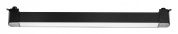 накладной линейный светильник черный вытянутый для однофазного шинопровода
