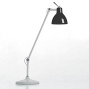 Rotaliana Luxy T1 настольный светильник с шарниром чёрный; серебро 1LXT100843ER0