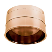 отражатель медного оттенка для потолочного светильника