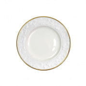 Taormina white & gold dinner plate тарелка, Villari