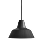 W3 002MB Vrkstedslampe Made By Hand Подвес с классическим купольным плафоном в чёрном матовом цвете