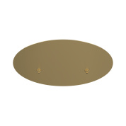 накладной потолочный элемент латунного цвета для монтажа светильников