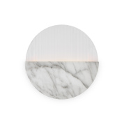 настенный светильник из мрамора круглой формы