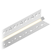 угловой встраиваемый линейный светильник для скрытого монтажа с алюминиевым корпусом