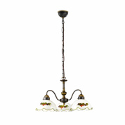 люстра с тремя плафонами