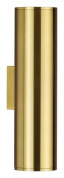 настенное бра цилиндрической формы золото