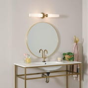 Truby 24.75" 2 Light Vanity Light Champagne Bronze настенный светильник 55075CPZ Kichler