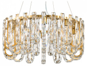 подвесная люстра с шестью плафонами в классическом стиле