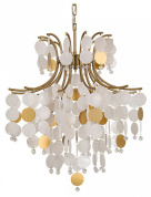 подвесная люстра с круглыми декоративными элементами