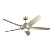 52" Kapono Fan Brushed Nickel люстра-вентилятор 330089NI Kichler