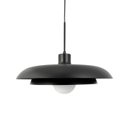 9307 Dyberg Larsen Ava подвесной светильник с плоским плафоном и видимым источником света