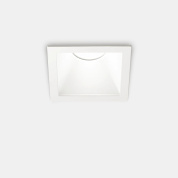 встраиваемый квадратный потолочный светильник с белым отражателем