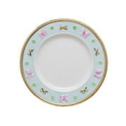 Butterfly aquamarine dessert plate тарелка, Villari