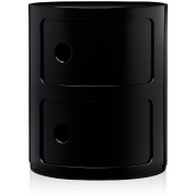 0496609 Kartell Componibili Классический комод с 2 отделениями, черный