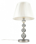 настольная лампа с тканевым абажуром